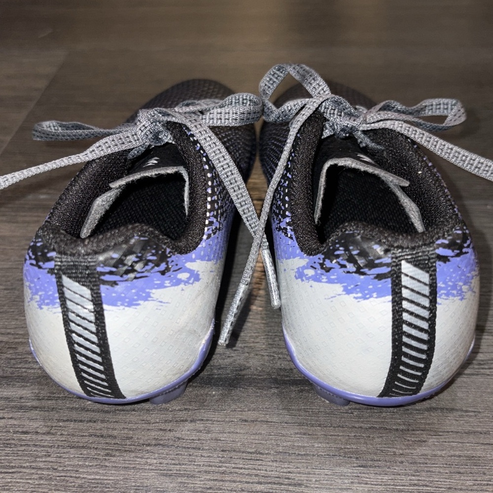 DSG Speed Viper Soccer Cleats Size 12 Black/Purple/Silver - Picture 11 of 13